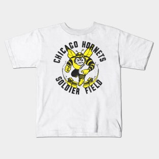 Defunct Chicago Hornets Football Team Kids T-Shirt